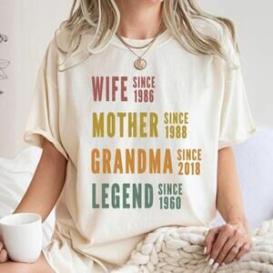 Mom Grandma Shirt, MotherDay Shirt, Wife Mother Grandma t-shirt